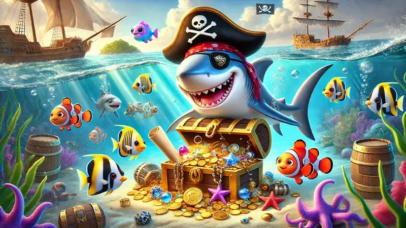 Aksi target bawah laut untuk permainan tembak ikan